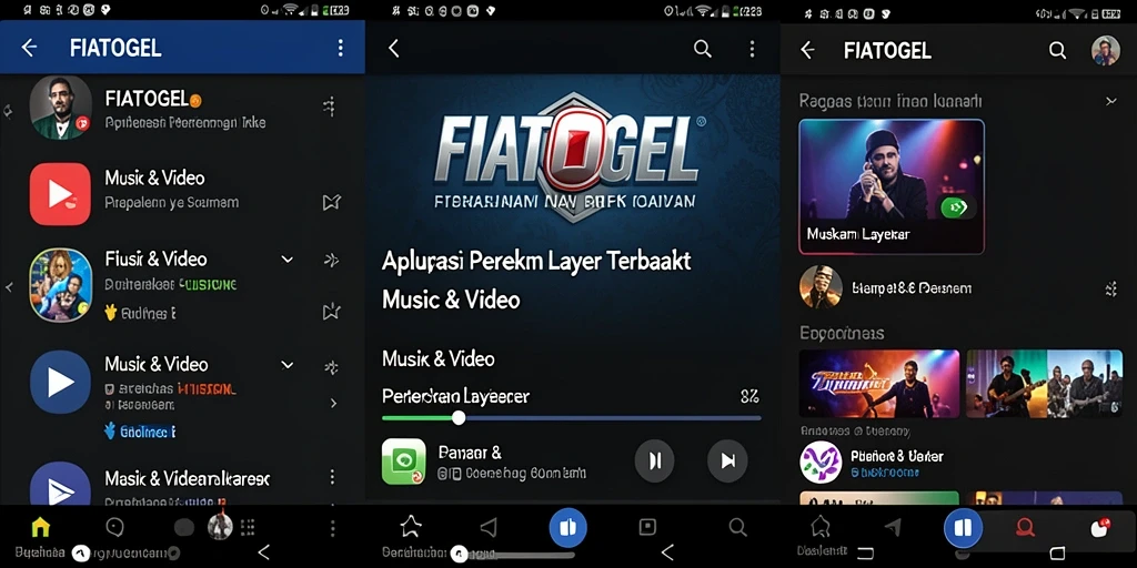 Antarmuka aplikasi FIATOGEL yang user-friendly saat merekam layar.