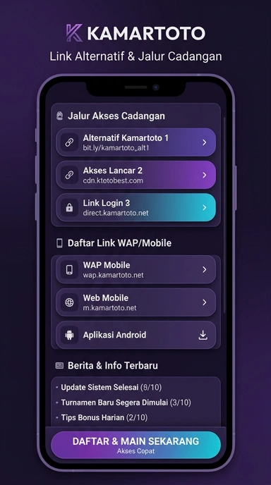 Akses Link Alternatif Kamartoto untuk Pengguna Android