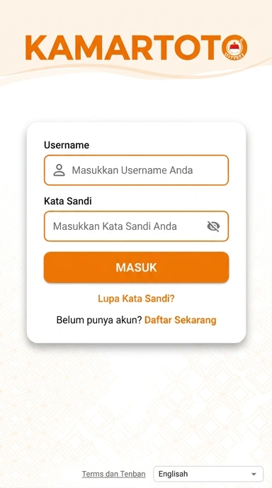 Panduan Login Akun Kamartoto untuk Pengguna Android